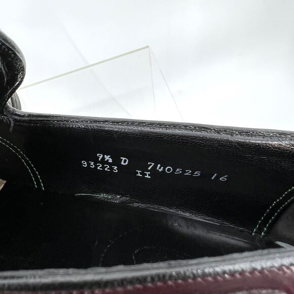 FLORSHEIM IMPERIAL Mens Cordovan Leather Tasseled Wing-Tip Slip-On Dress Shoes - Picture 7 of 9